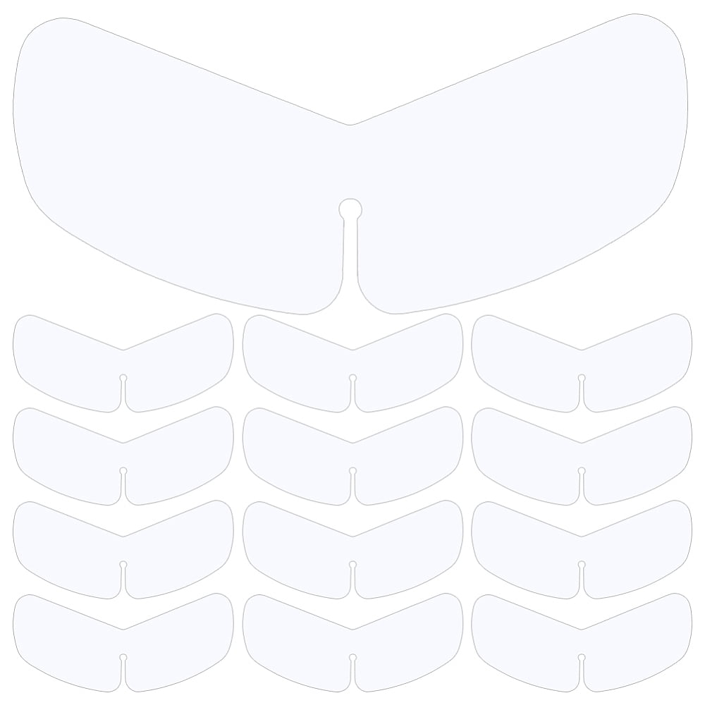 Collared Top Insert 160 PCS Plastic Dress Shirt Collar Inserts 3.7x1.6inch Clear Shirt ...
