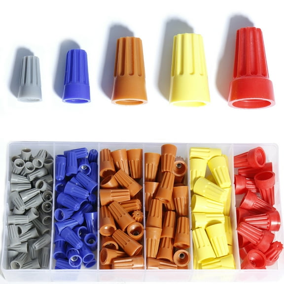 160 PCS Quick Wire Connectors, Insulating Insert Twist Electrical with Spring, Portable Caps Connection