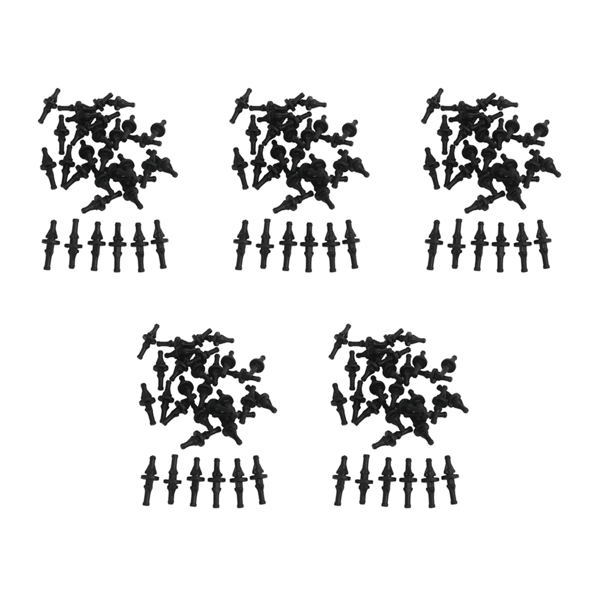 160 PCS Rubber Anti Vibration Mount Screw Pin Rivet,for PC Case Fans ...