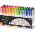 thumbnail image 1 of 160 Pack Glitter Gel Pens Set, Shuttle Art 220% Ink Glitter Gel Pen 80 Colored Gel Pens Plus 80 Refills for Adult Coloring Books Craft Doodling, 1 of 8