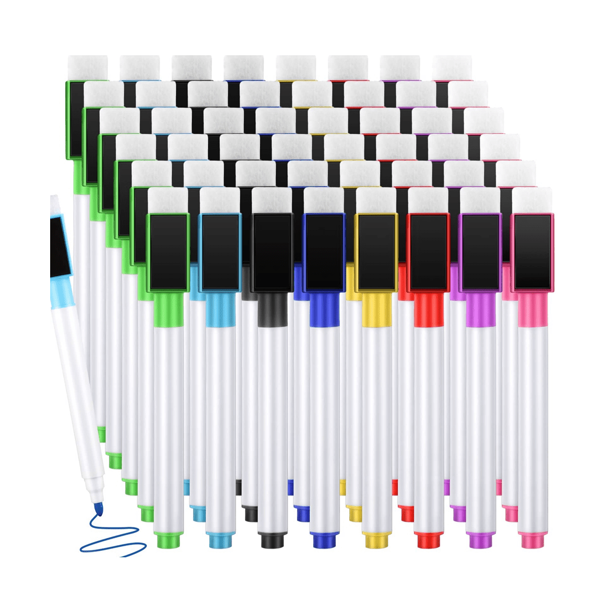 160 Pack Dry Erase Markers Bulk 8 Colors Whiteboard