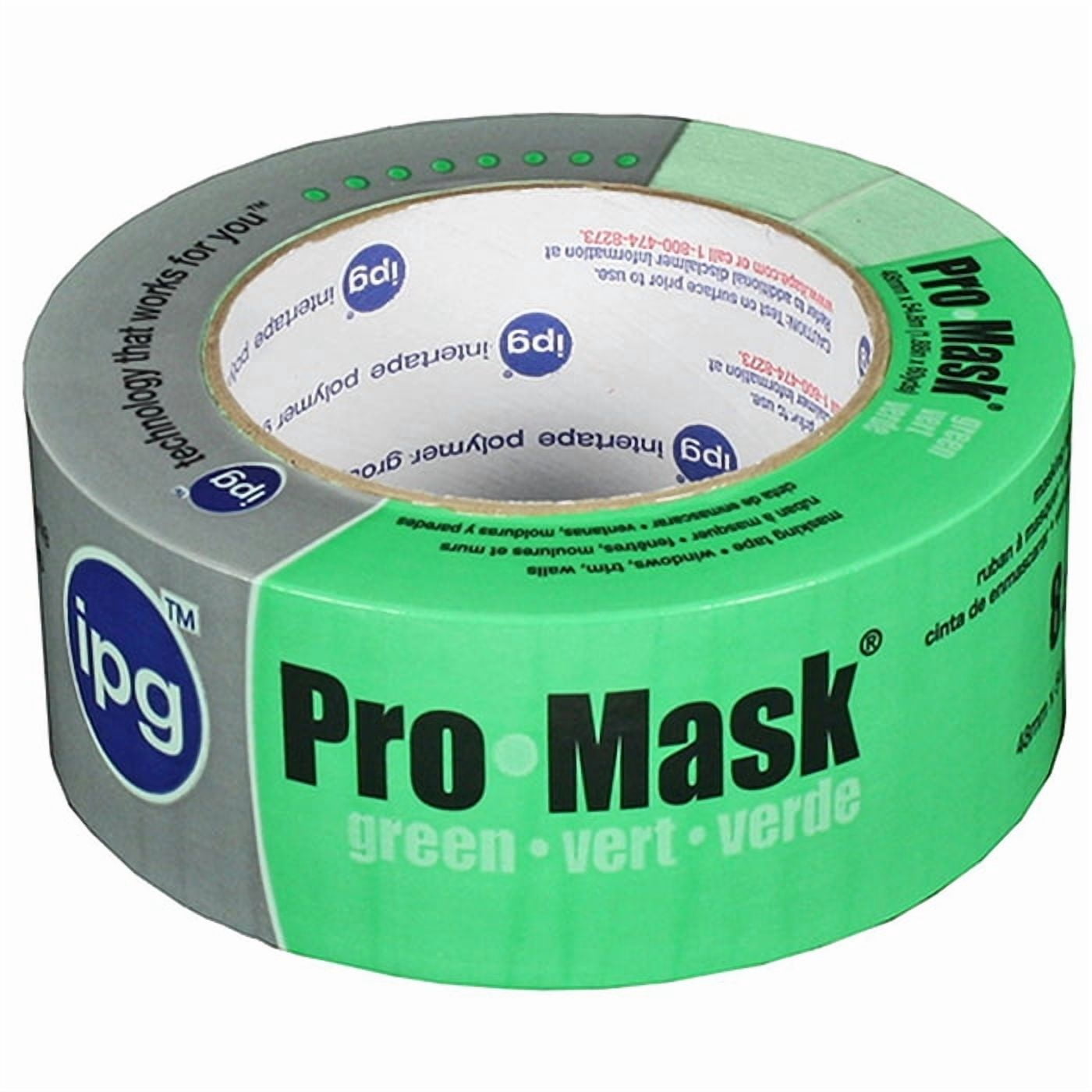 160-Pack of 1.88” x 60 yds Intertape 585 ProMask Green 8-Day Painter’s Masking Tape