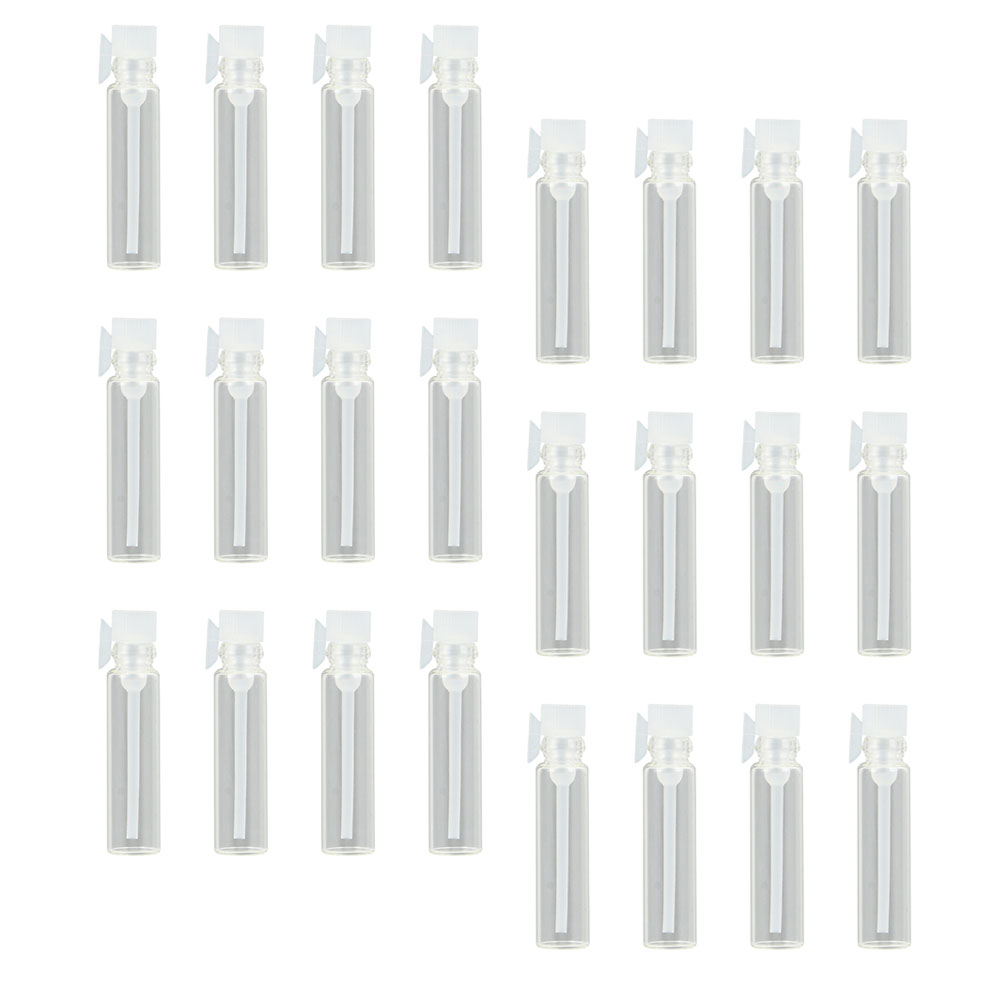 160 Pcs Convenient Sample Vials Glass Sample Bottles Portable Perfume ...