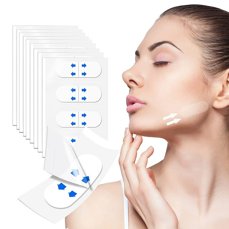160 Pcs Face Lift Tape, Instant Face Lifting Sticker Face Ultra-thin  Invisible Face Slimming Sticker Chin Lift Up Beauty Adhesive Tape 