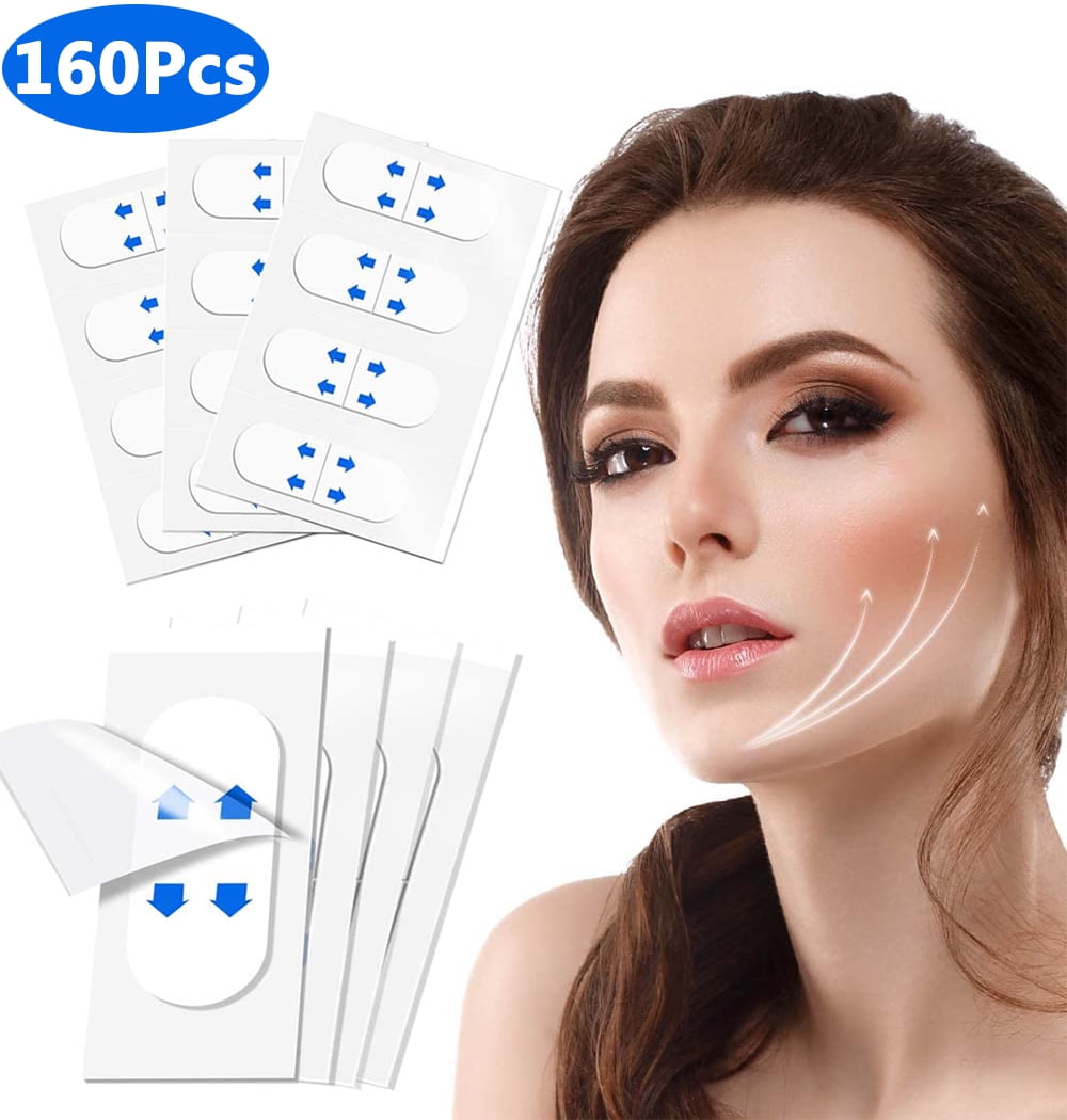 Face Lift Tape Invisible, Face Tape Lifting, Face Lift Tapes and Bands,  V-Shape Lifting, Brow Lift, Eye Lift, Double Chin Sticker, 40pc Medical  Grade