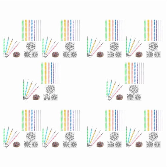 160 Pcs Mandala Dotting Tools for Painting Rocks Mandala Stencils Kit Stylus Clay Sculpting Carving Tools