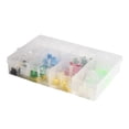 160 Pcs Plastic Door Lock Rod Clip Fasteners Mixed Wire Retainer ...
