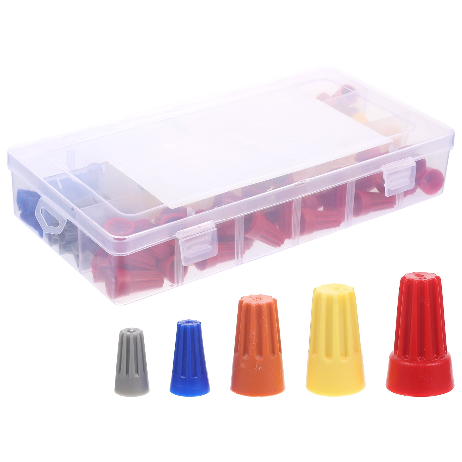 160 Pcs The Cars Waterproof Connector Electrical Wire End Caps Wire Connector Spring Terminal