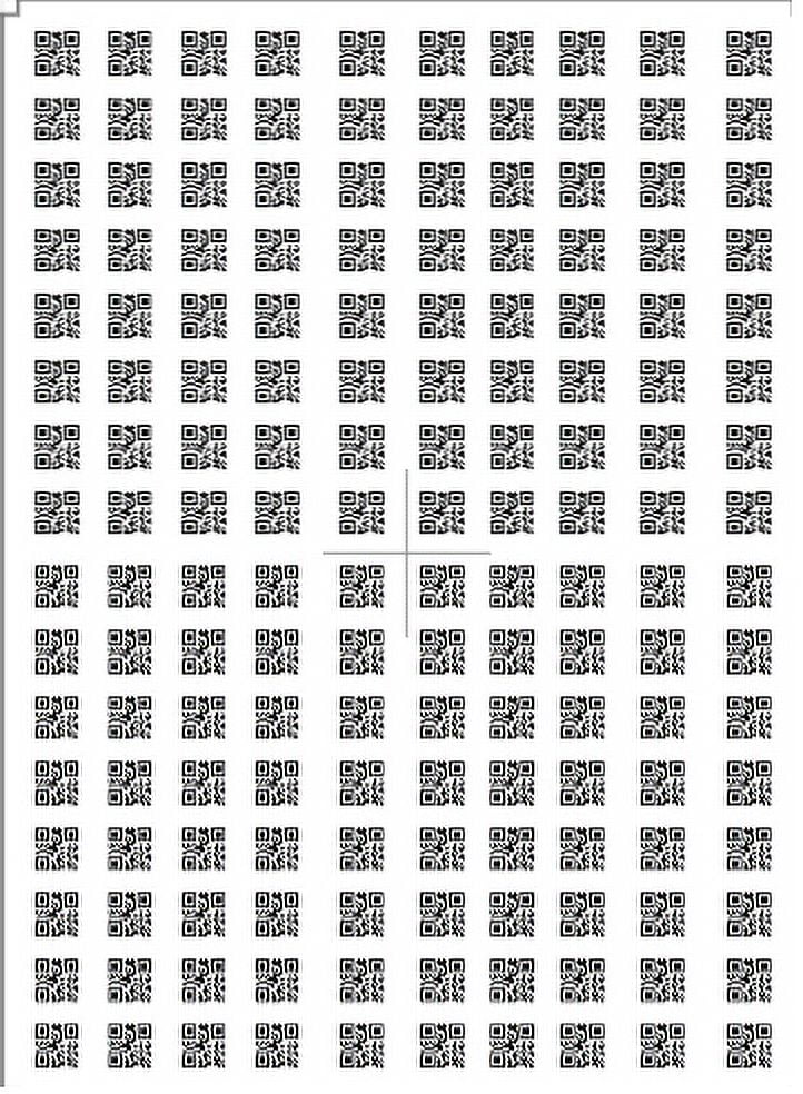 160 QR code vinyl waterproof sticker Labels, kiss cut stickers