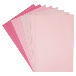 Pink and White Tissue Paper for Gift Wrapping Bags, Metallic Bulk Set (60  Sheets)