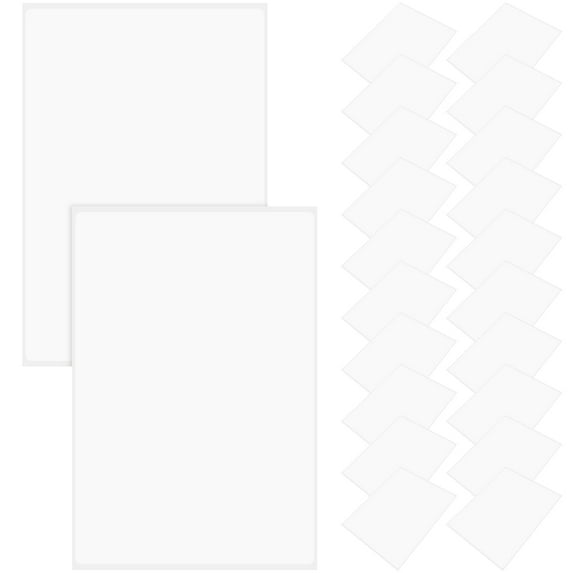 WHAMVOX Worgeous 160 Sheets Labels for Storage Bins Waterproof Shipping White