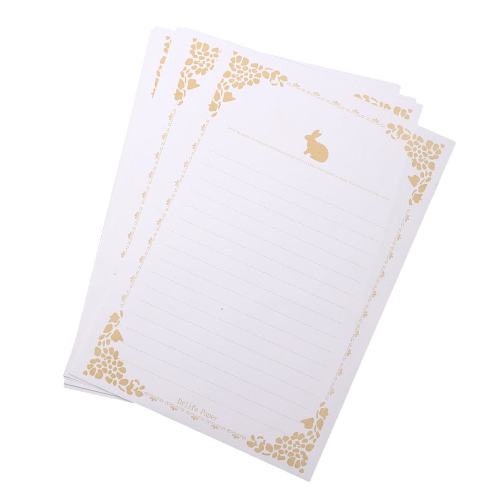 160 Sheets Letter Writing Stationery Paper Set for Showers Wedding Valentines 5.7x8.3Inch Lined Writting Paper