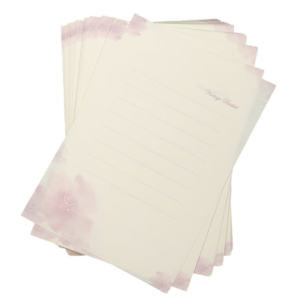 160 Sheets Letter Writing Stationery Paper Set for Showers Wedding Valentines 5.7x8.3Inch Lined Writting Paper