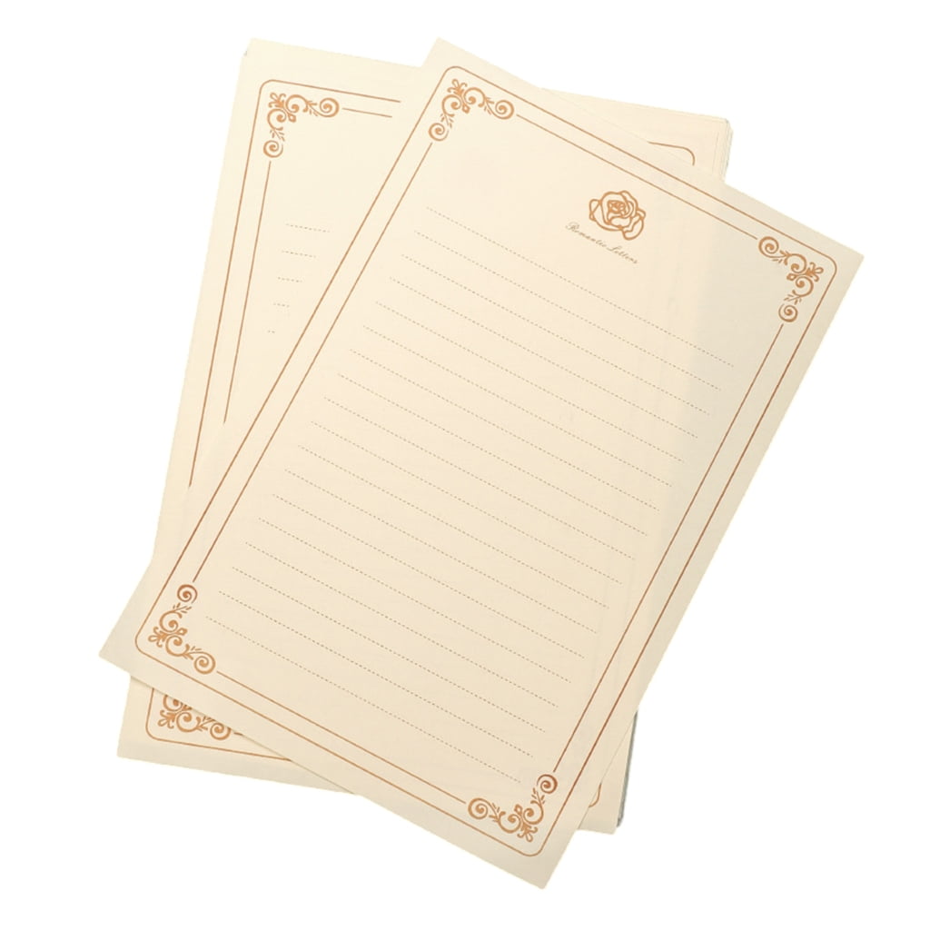 160 Sheets Letter Writing Stationery Paper Set for Showers Wedding Valentines 5.7x8.3Inch Lined Writting Paper
