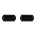 thumbnail image 1 of 160 Small Cubes Silicone Mini Ice Tray, Silicone Tiny Crushed Ice cubes Maker Molds for Summer Coffee Juice Drinks, Storage & Organization for Refrigerator - 2 Pack (Black), 1 of 5
