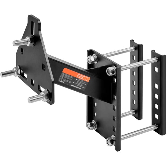 160 lb Load Bearing Spare Wheel Carrier, Trailer Spare Wheel Bracket for 4-6.5 Bolt Mode 4/5/6/8 Hole Wheels
