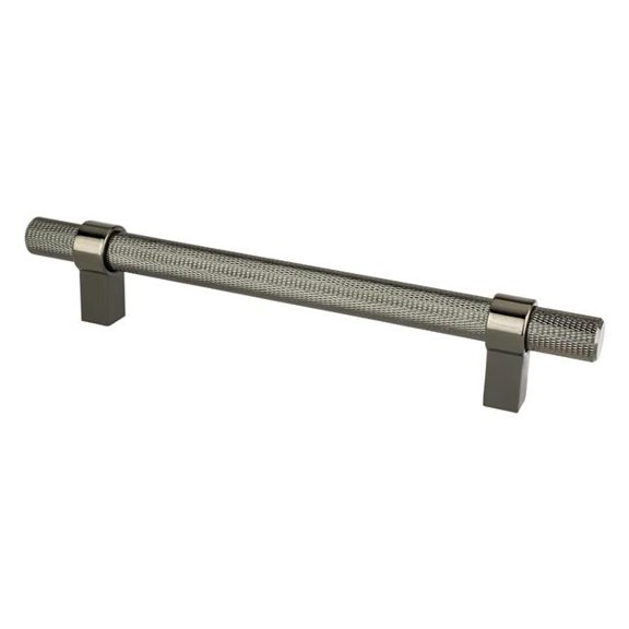 160 mm Center to Center Radial Reign Cabinet Posts Pull, Black Nickel