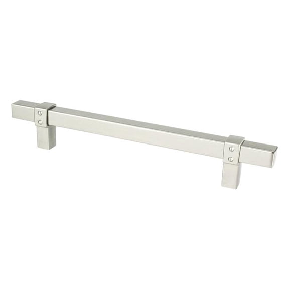 160 mm Center to Center Rivet Rebel Cabinet Pull, Brushed Nickel