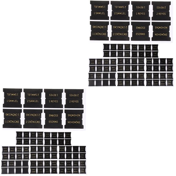 160 pcs Bible Index Tabs Leather Bible Tabs Blank Bible Study Tabs Bible Books Tabs for Men