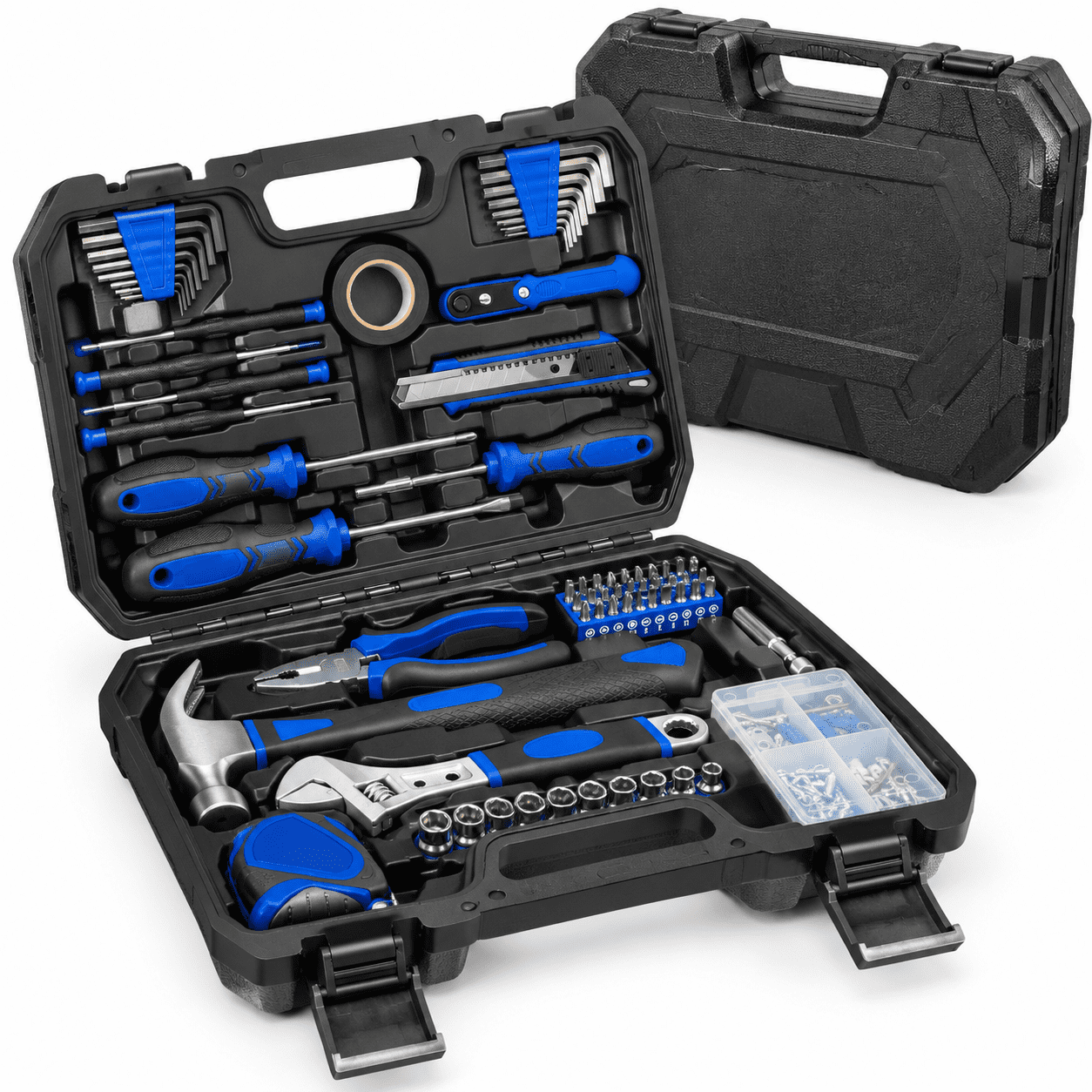 General Flash Accessory 160-piece Tool Set General Household Kit Blue - Walmart.com