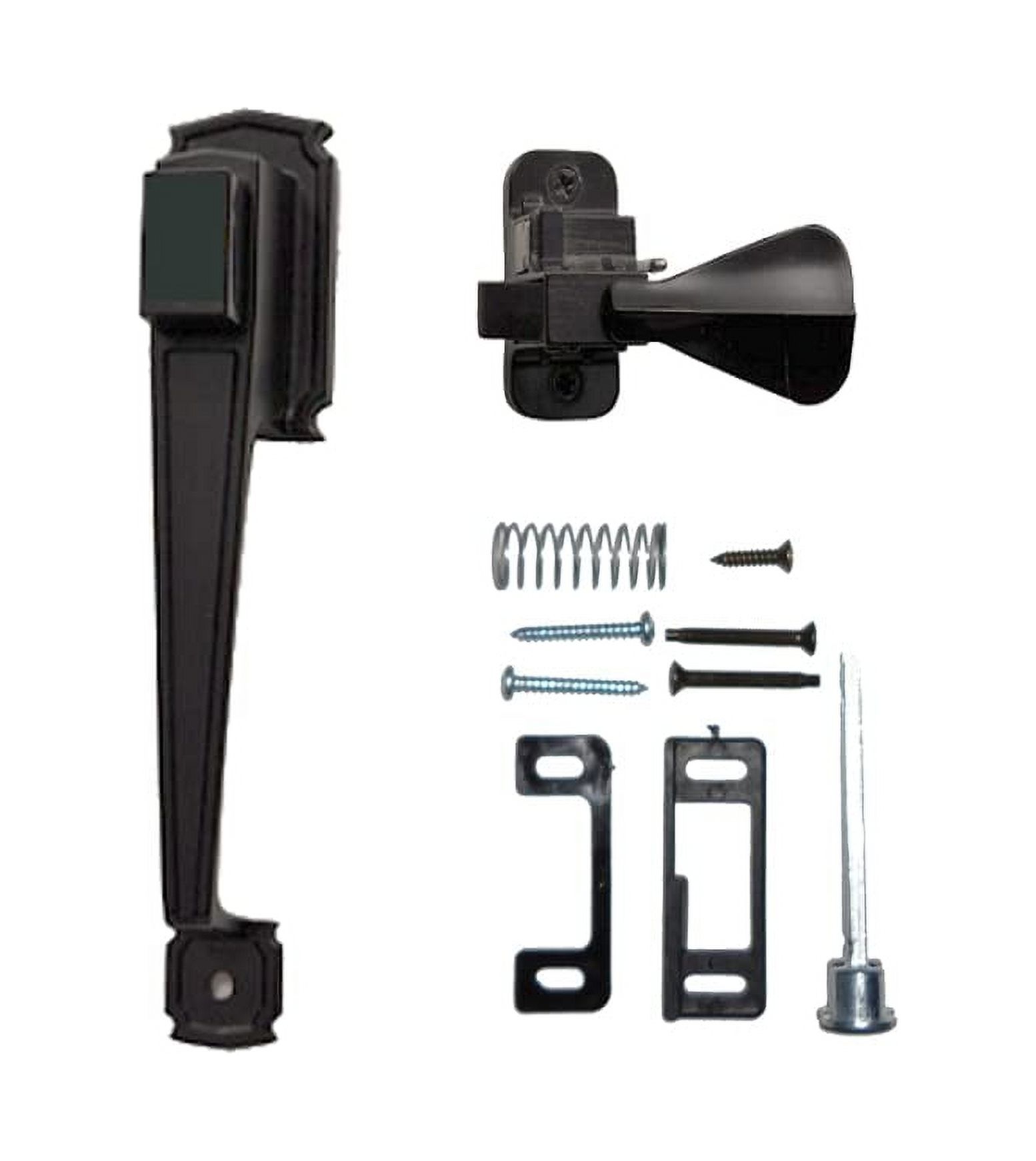 1600 Button Storm Door Handle Set (Black)