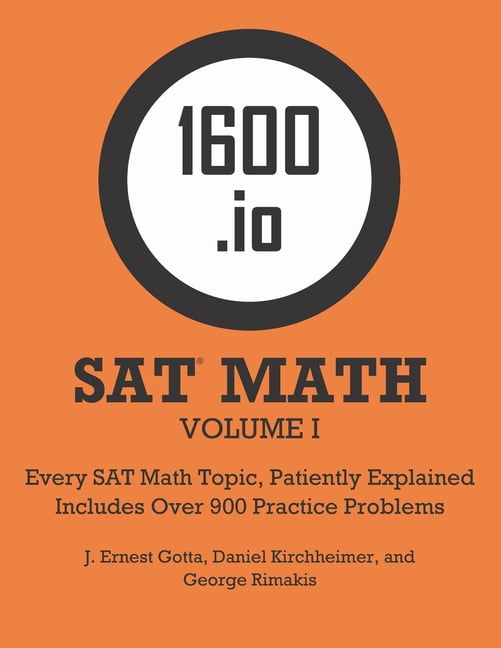 Topic Chcoolate 1600.IO SAT Math Orange Book 2-Volume Se 1600.io SAT Math Orange Book ...