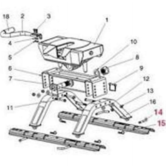 16000 - 26000 lbs Base Rail Hardware Kit