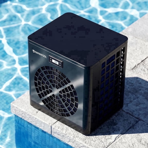 16000 BTU Electric Pool Heater for Above Ground Pool Swimming Pool Heat Pump 5400 Gallon Pool Heater 120V Heating Cooling WiFi Control 60Hz Spa