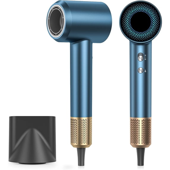 160000 RPM High Speed Hair Dryer, 500 Millions Negative Ionic Blow Dryer for Fast Drying, Hair Dryer with Diffuser, Low Noise Thermo Control Professional for All Hair Types