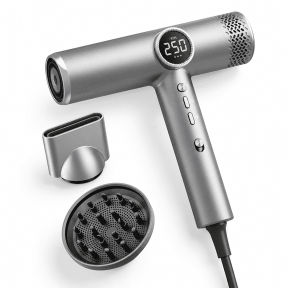160000 RPM High-Speed Ionic Hair Dryer with Diffuser for Travel and Salon Use