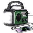 thumbnail image 1 of 16000mAh/59200mWh Emergency Radio with Bluetooth 5.3-Hand Crank Weather Radio with Battery Powered and Fast Charging, NOAA/AM/FM Portable Solar Radio with SOS Alert Flashlight, Outdoor Survival Gear, 1 of 7