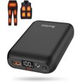thumbnail image 2 of Genovega 12v 18400mAh Power Bank High Capacity Fast Charge Battery Pack Type-C Input,USB DC Type-C Output For Graphene Heated Jackets Vests Hoodies Digital Display For Wulcea VERGOO 2 of 12