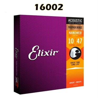 16002 Phosphor Bronze Ultra Thin NanoWeb Custom Light Acoustic Guitar Strings