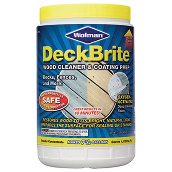 16003 3-Pound Jar Wolman Deckbrite Wood Cleaner and Coating Prep