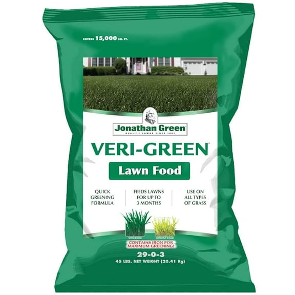 (16005 Veri-Green Nitrogen Lawn Fertilizer - 29-0-3 Nitrogen Grass Fertilizer (15,000 Sq. Ft.)