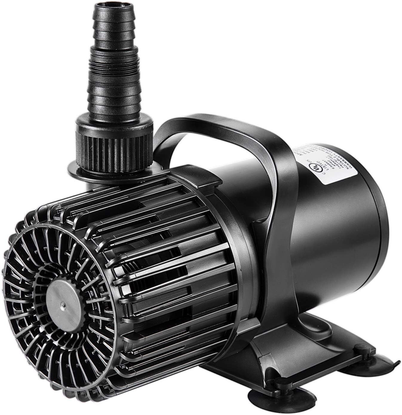 1600GPH Submersible Water Pump 100W Pond Pump 14FT. Lift Height for Pond