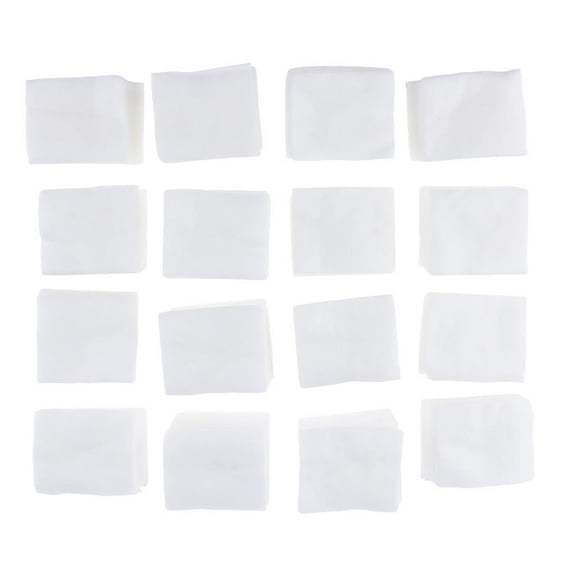 1600PCS Disposable White Square Cotton Pads for Face Removing/
