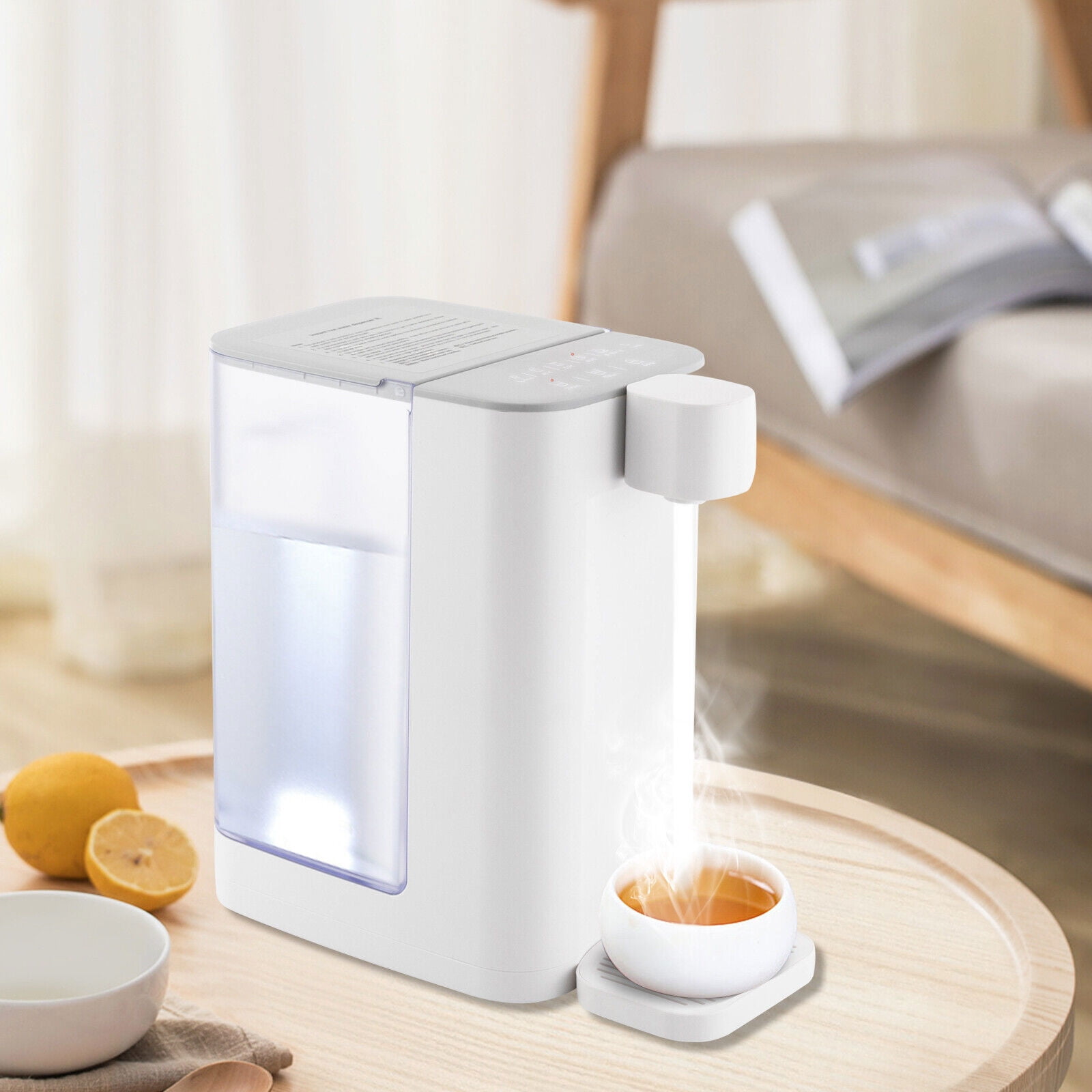 1600W 3L Instant Hot Water Dispenser Electric Kettle With Temperature Control
