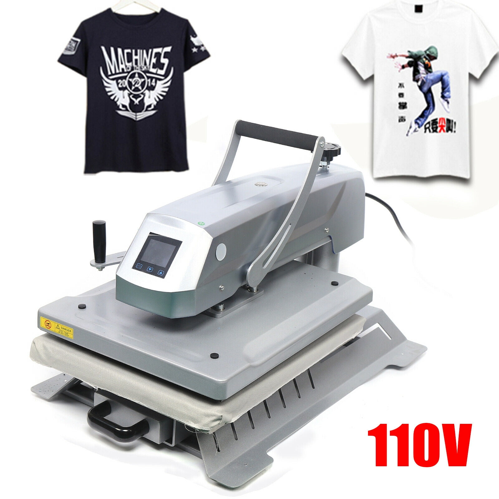 1600W Heat Press Machine – 40x50cm Digital Control, Adjustable Temperature & Time, CE Certified
