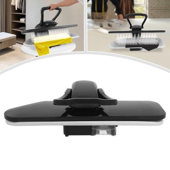 1600W Intelligent Steam Press, Digital Steam Press with Multiple Fabric Settings and Steam Burst Function, Steam Iron Press with Touch Screen (Black)