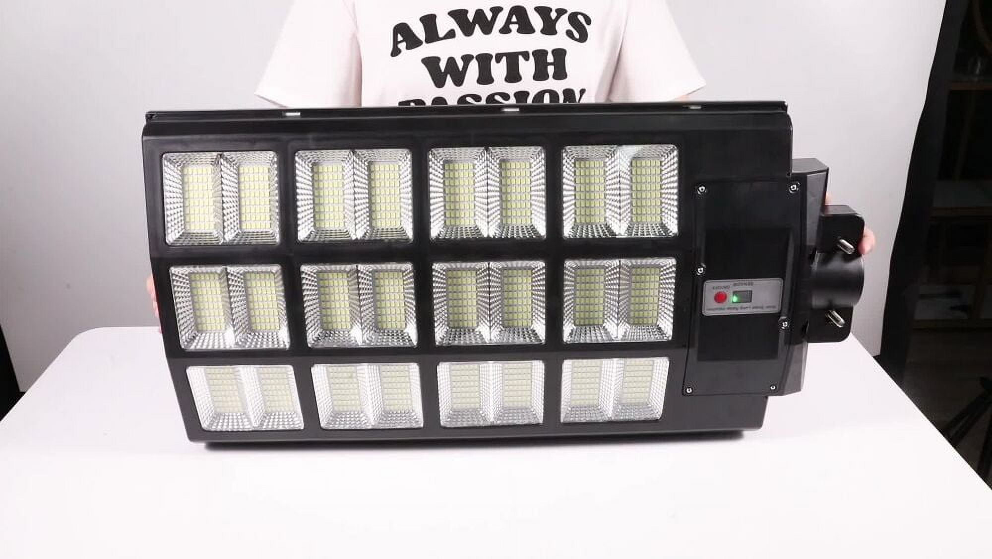 1600W LED Luz Exterior Luces Jardin Focos Lampara Solares De Calle Brillo Lleno