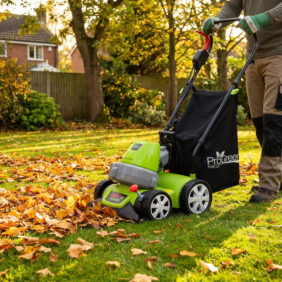 1600W Leaf vacuum cleaner 3 in 1 Function Vacuum, Blower & Mulcher Excellent for working in the garden, on lawns or walkways. Green Color