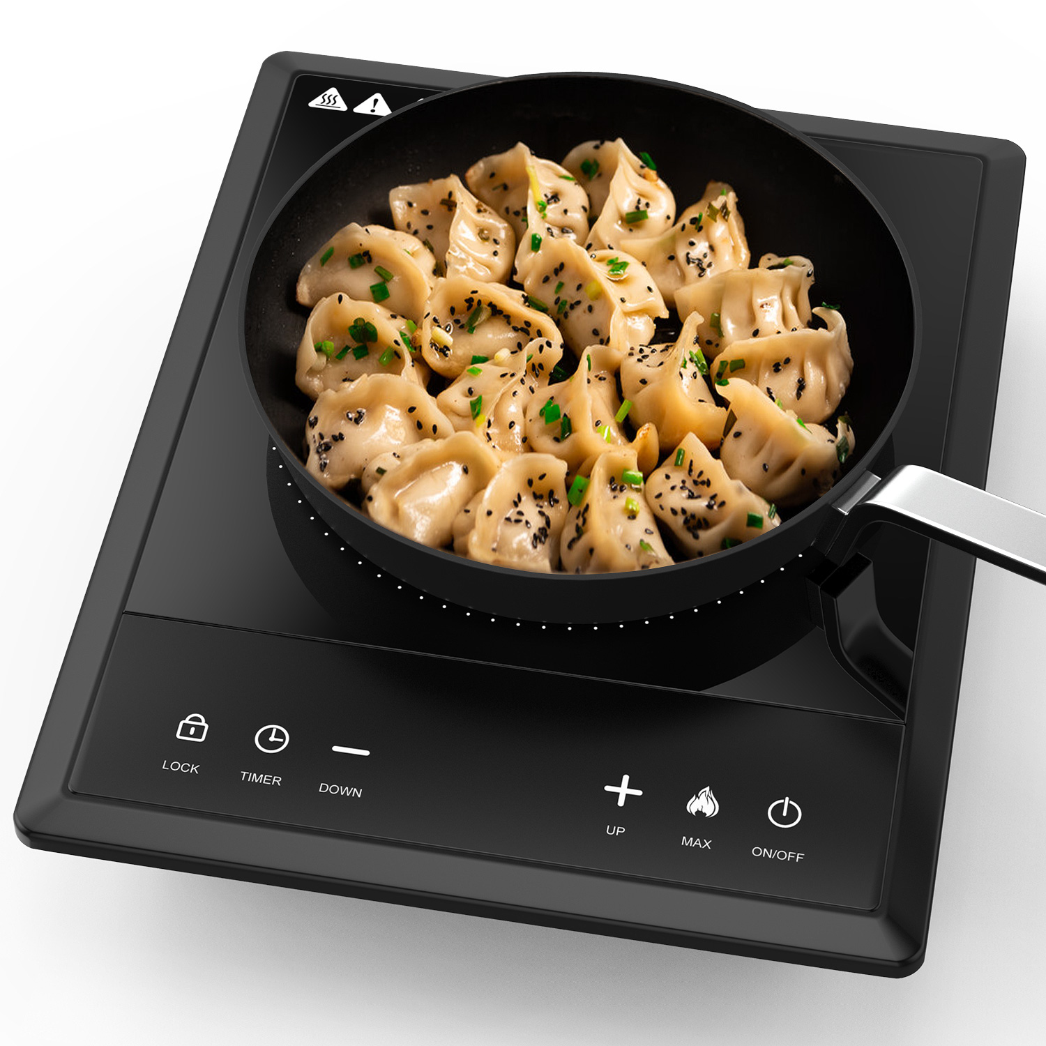 Farberware Royalty 1500 W Double Burner Black Electric Cooktop