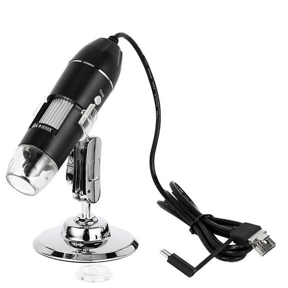 1600X USB Digital Microscope Magnification Microscope Camera,Compatible for Window 7/8/10 ,Handheld USB Microscope,1 x Digital Microscope 1 x Holder,Photo color