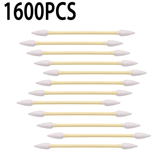 1600pcs Precision Tip Cotton Swabs for Makeup, Bamboo Sticks and Double Pointed | Bamboo sticks