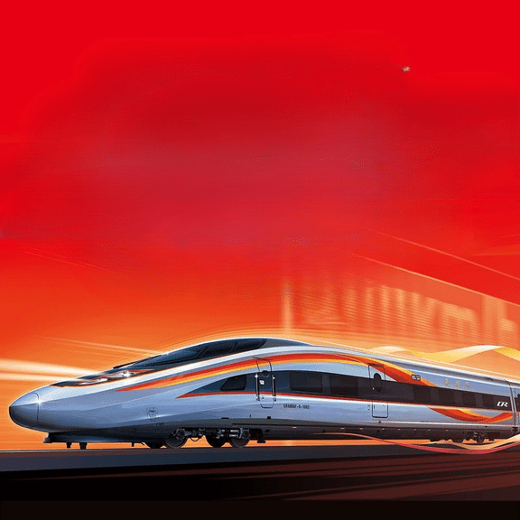 1601 1/64 CR400AF-S Fuxing intelligent High-Speed Railway EMU