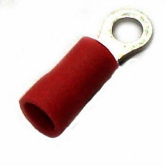 160101-100 - RING TERM RED #4 22-18AWG ID-3.2MM OD-5.5MM (100 pcs/pkg)