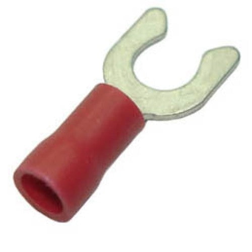 160132-100 - SPADE LOCK RED #10 22-18AWG ID-5.3MM WIDTH-9.5MM (100 pcs/pkg)