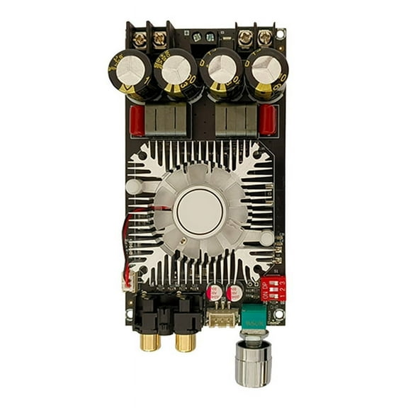 -1602 TDA7498E Digital Power Amplifier Board 160Wx160W Dual Channel 220W Mono Channel DC15-35V Amplifier Module Board,1 x Digital Power Amplifier Board,black