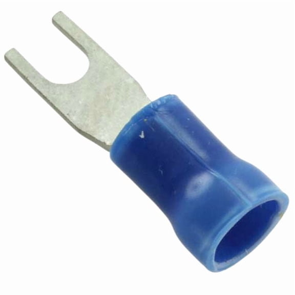 160224-100 - SPADE TERM BLU #6 16-14AWG ID-3.6MM WIDTH-6MM (100 pcs/pkg)